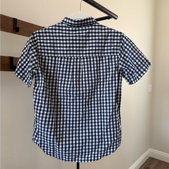 Boy’s Navy and White Checkered Shirt - Picture 2 of 4